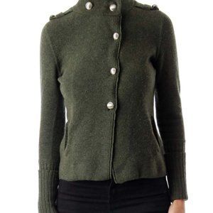 Banana Republic Olive Green Sweater Cardigan